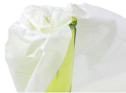 Boxon levererar silkespapper och makulatur för att enkelt slå in och skydda produkter.